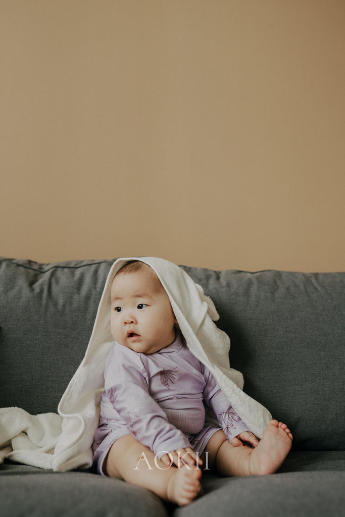 Eco-friendly sustainable swimwear series for babies and children