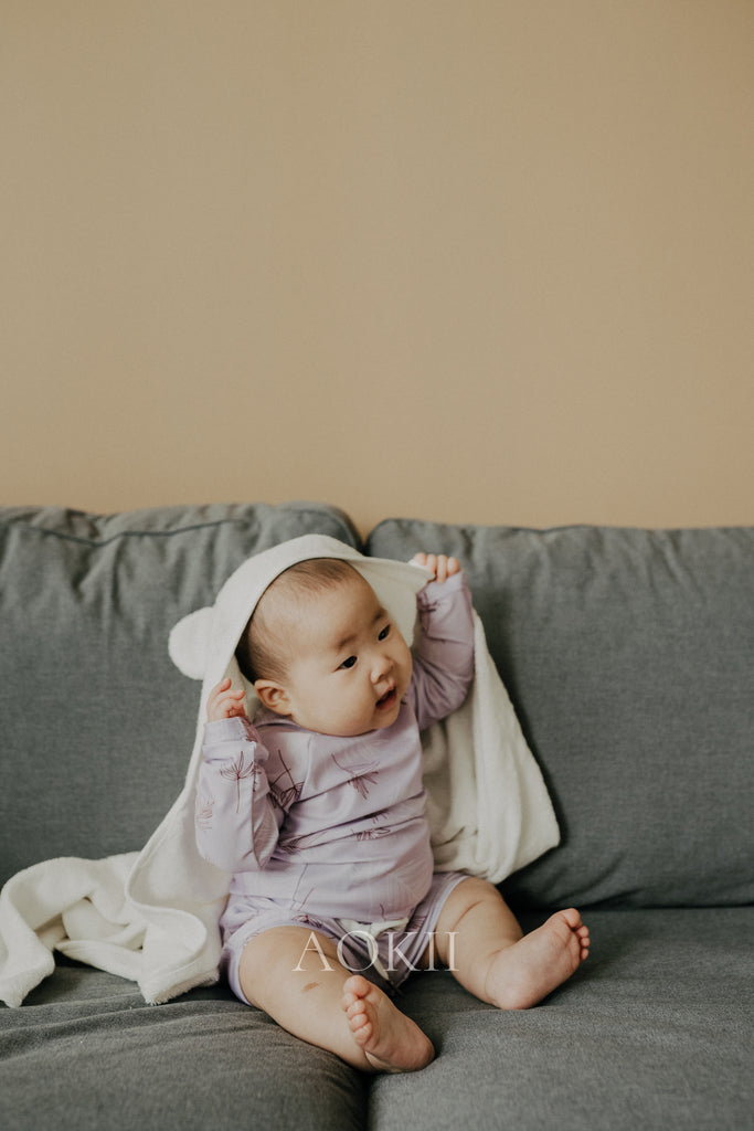 Eco-friendly sustainable swimwear series for babies and children