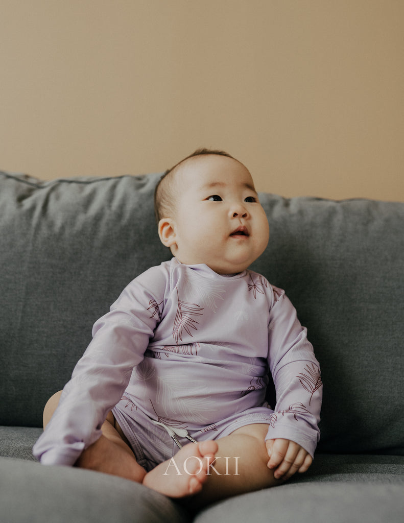 Eco-friendly sustainable swimwear series for babies and children
