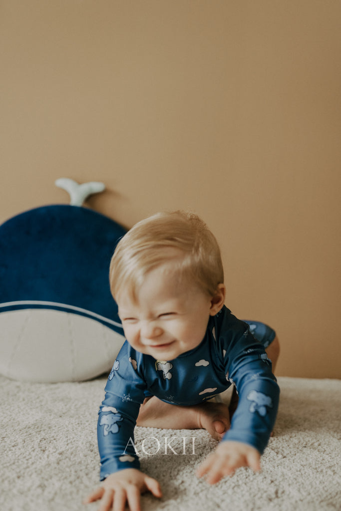 Eco-friendly sustainable swimwear series for children's birthday gift and baby shower gift ideas