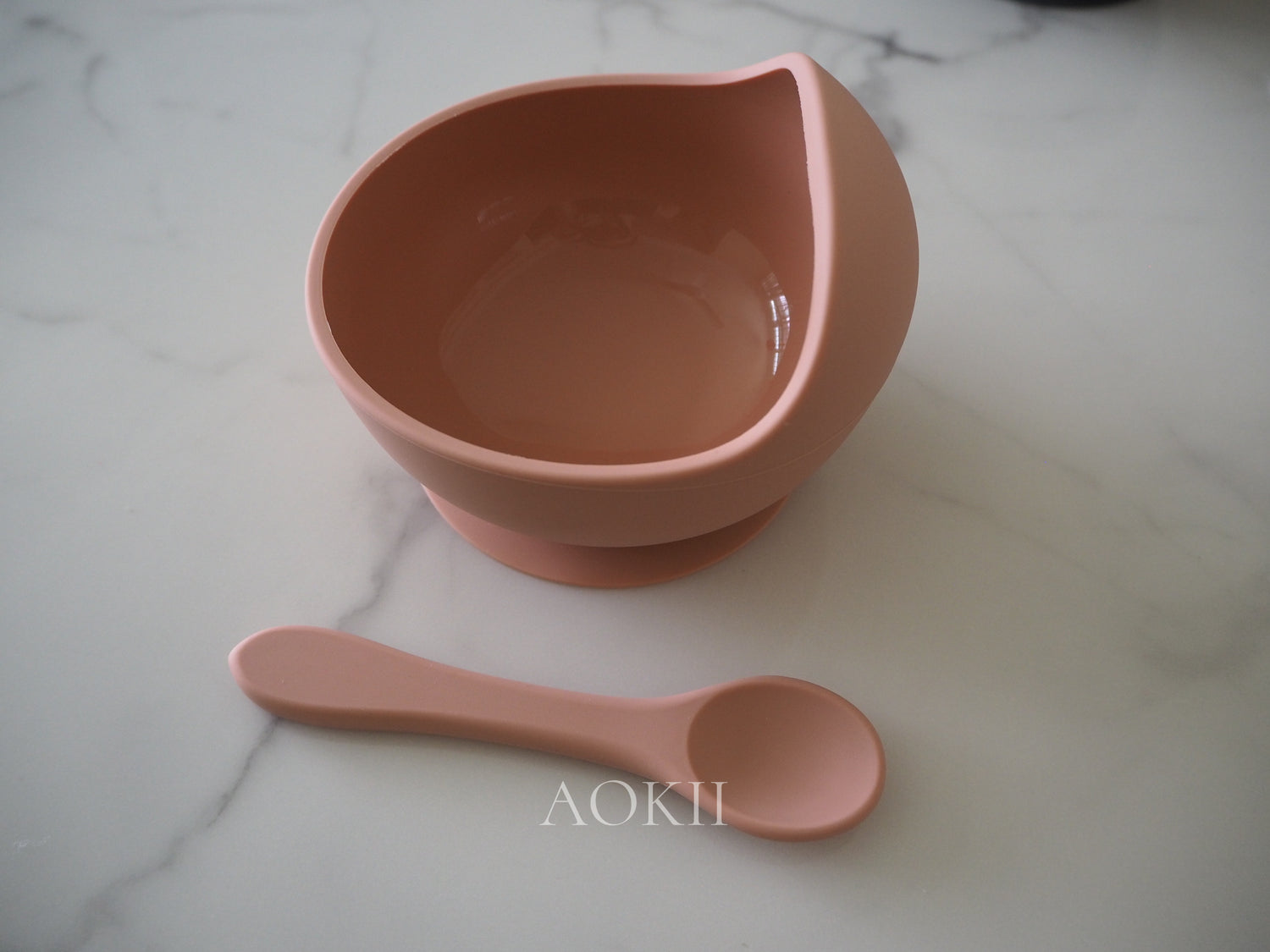Food-grade silicone baby feeding bowl, BPA-free and PVC-free