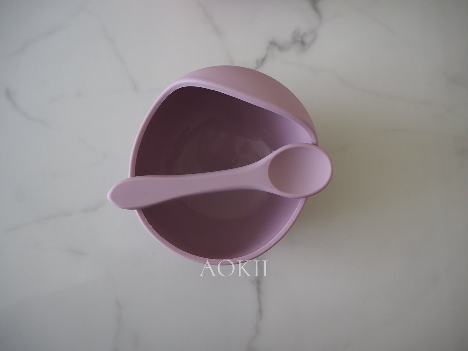 Food-grade silicone baby feeding bowl, BPA-free and PVC-free