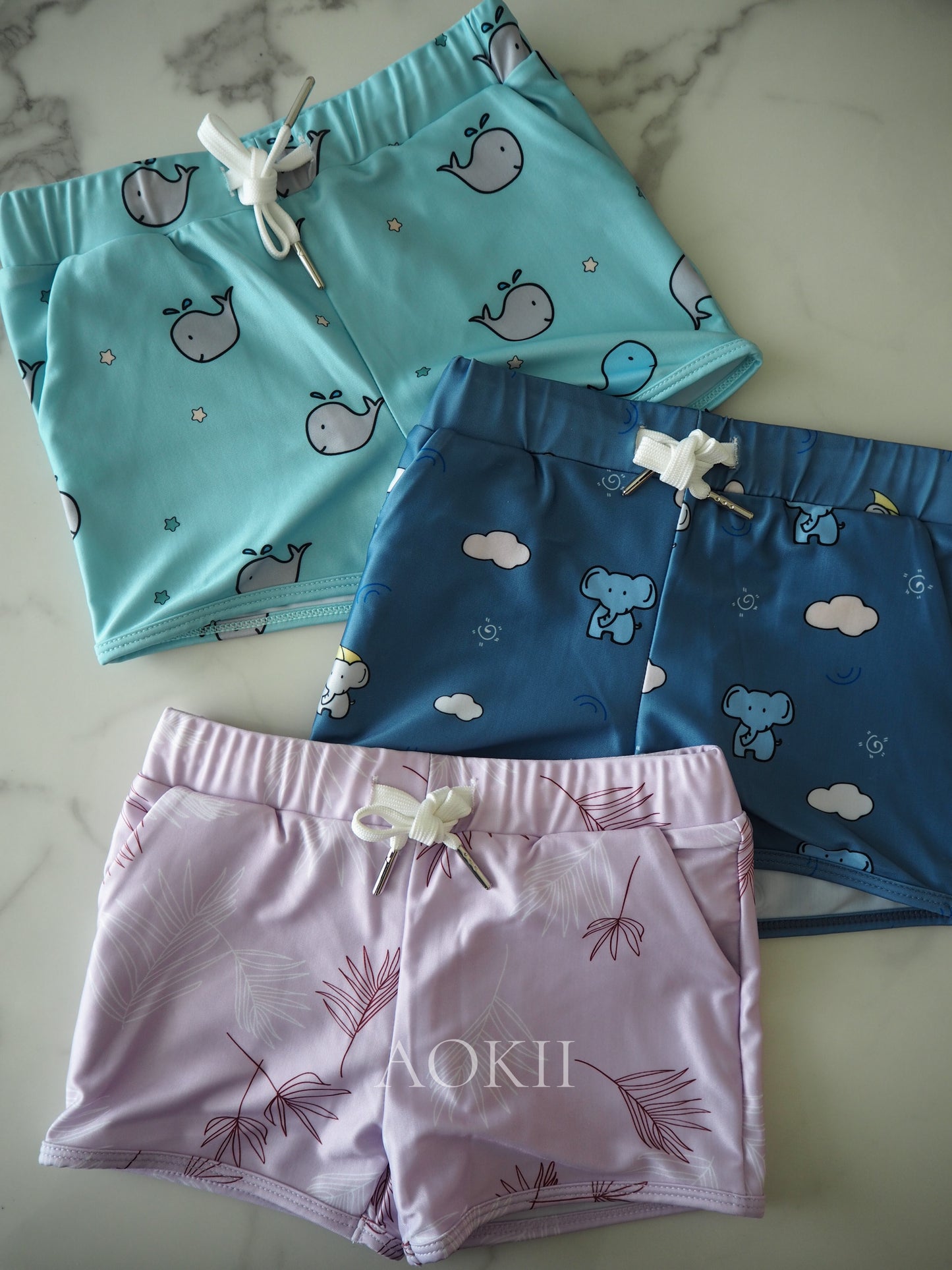 Eco-friendly sustainable swimwear series for babies and children