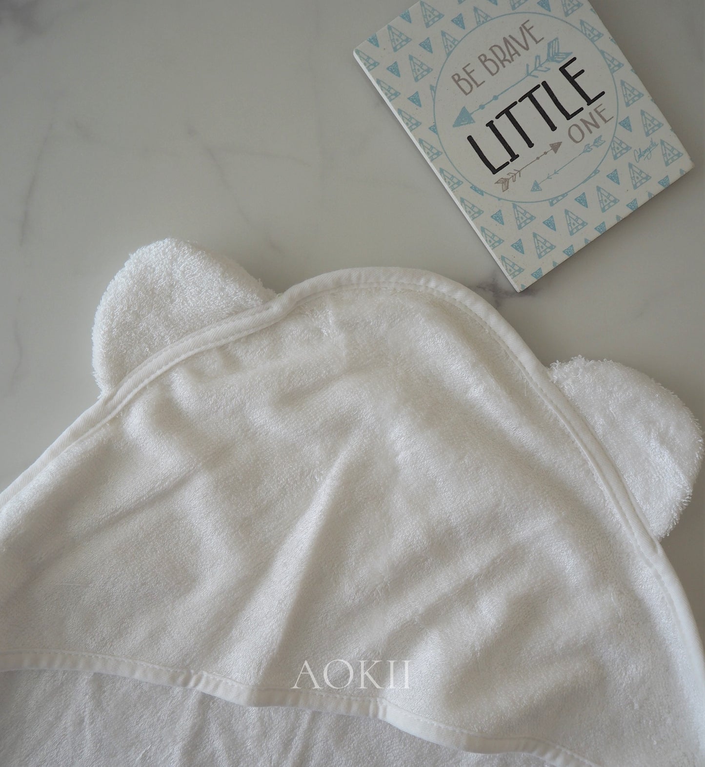 Bamboo hooded children's bath towels