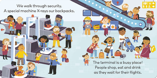 Little World: At the Airport: A push-and-pull adventure (Board Book)