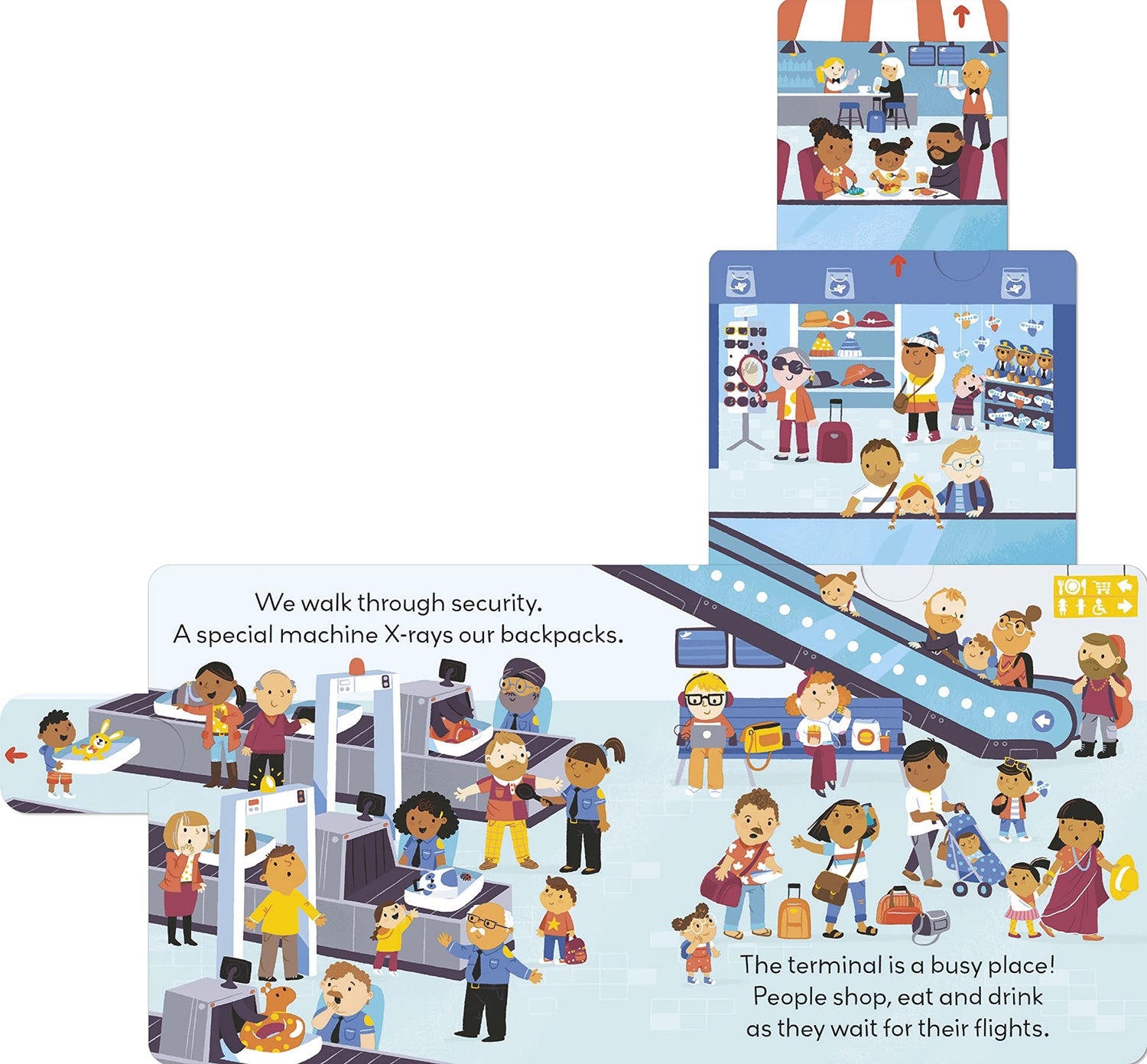 Little World: At the Airport: A push-and-pull adventure (Board Book)
