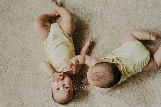 Eco-friendly sustainable swimwear series for babies and children