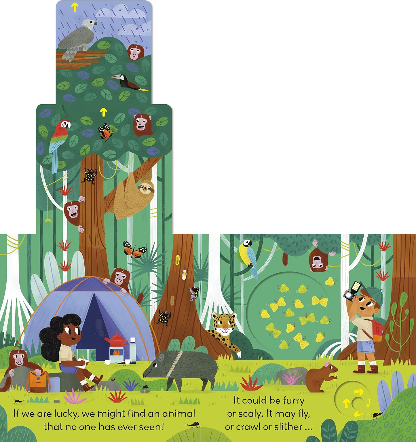 Interactive children's books with puzzles, lift-the-flap and peek-through options for an enjoyable pre-bedtime read! Little World Jungle Journey