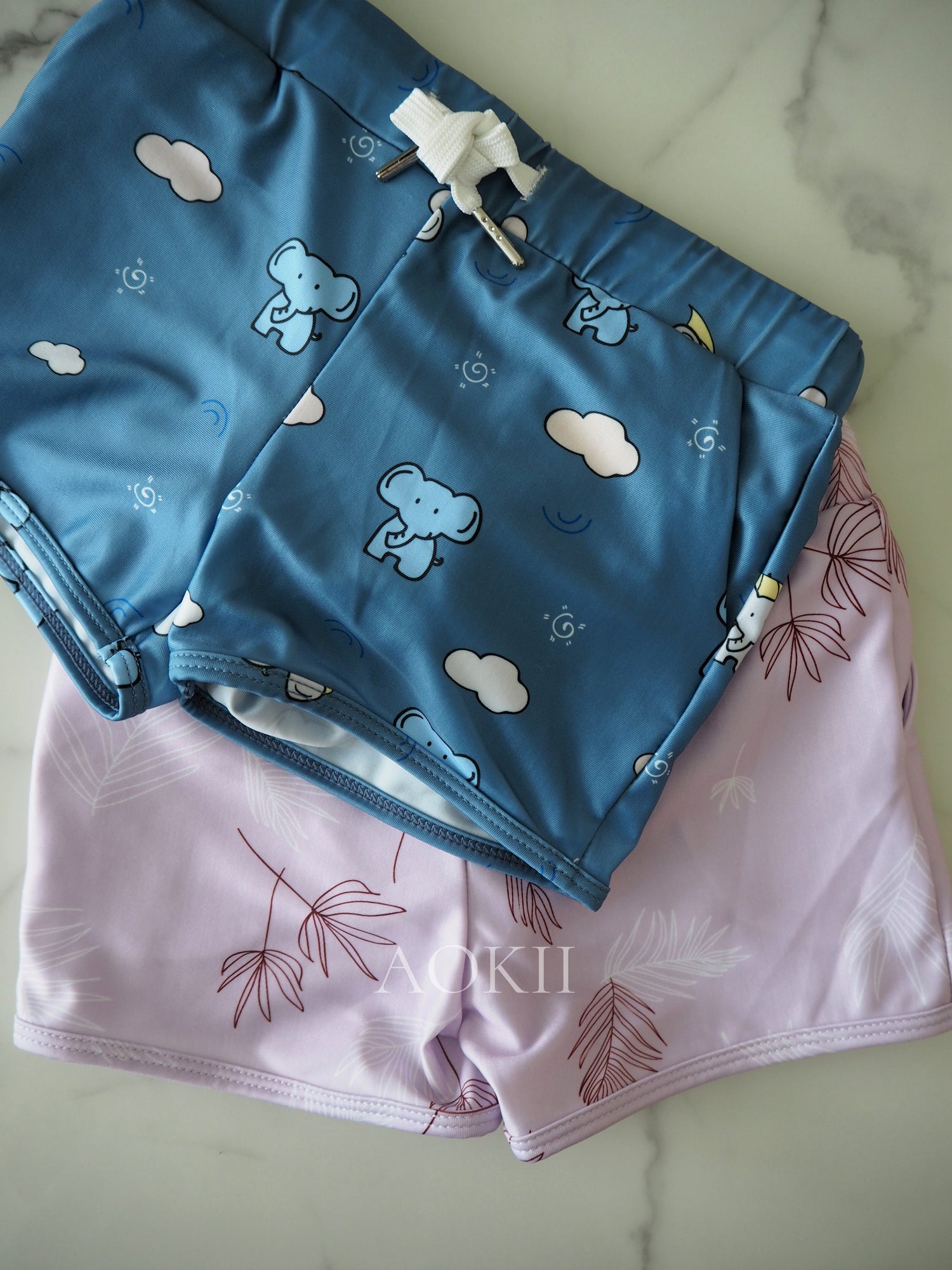 Eco-friendly sustainable swimwear series for babies and children