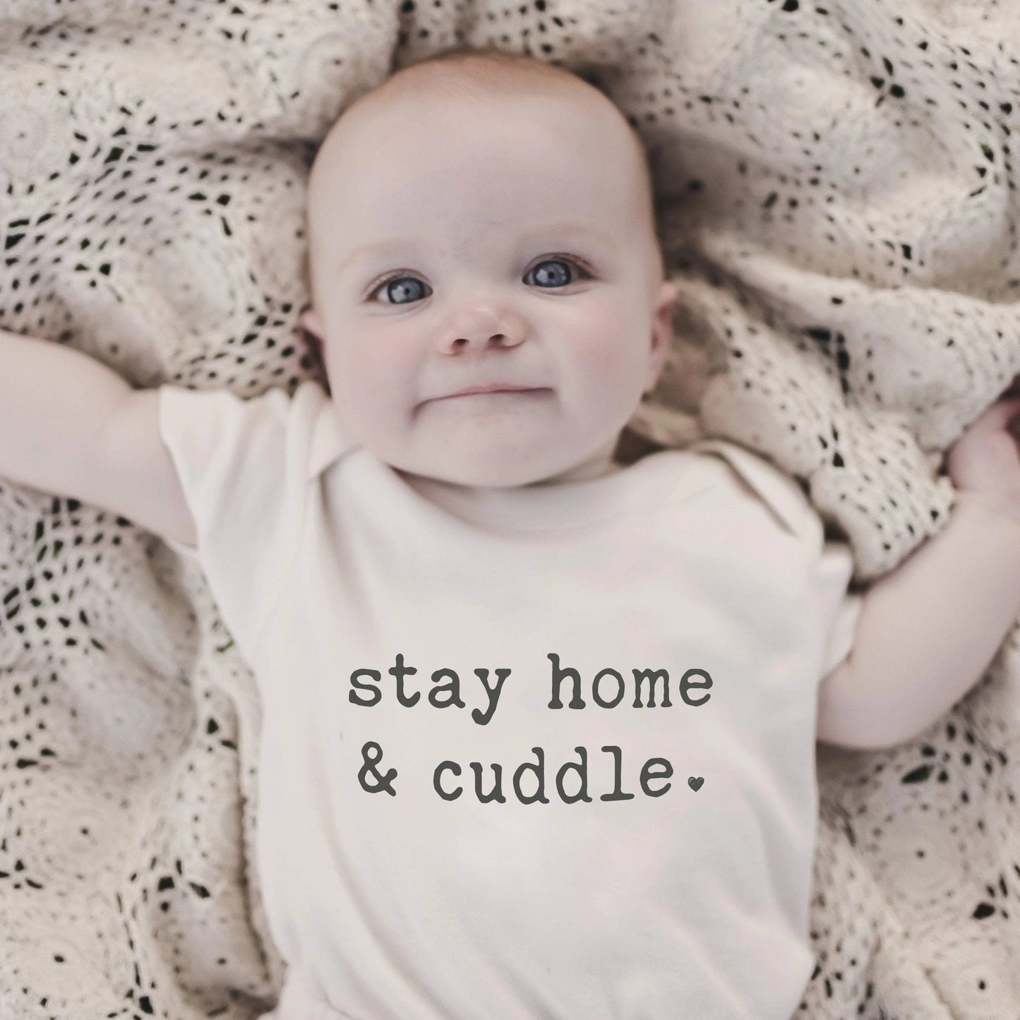 Finn+Emma Graphic Bodysuit in Stay Home and Cuddle